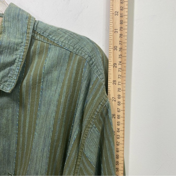 Western Tribal Rodeo Cowboy Button Down Shirt Men XXL The Territory Ahead Woven - Picture 5 of 6